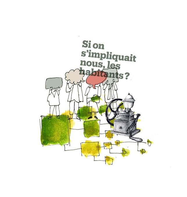 schéma qui illustre la prestation en concertation